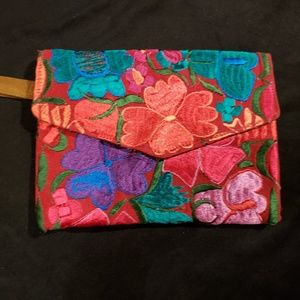 Beautifully designed, embroidered clutch